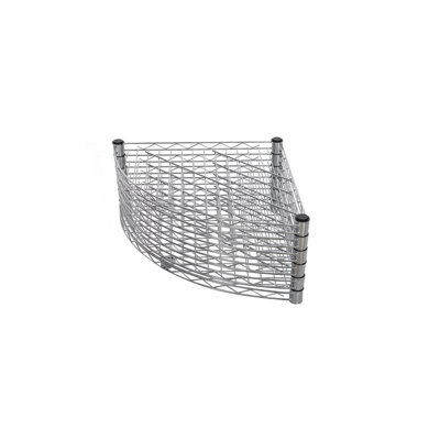 6 Tier Shelf Corner Wire Shelf Rack, Adjustable Metal Heavy Duty Free Standing Corner Storage Display Rack
