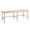 Baker's Stainless Steel Worktable with Wood Top