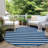 Stalcup Washable Striped Indoor / Outdoor Rug-1471821400