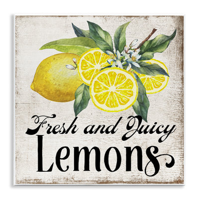  Art mural frais et juteux citrons par Creatif Belle