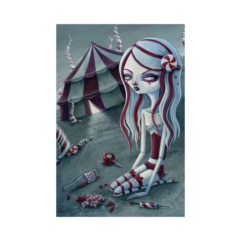 Sugar Addict by Megan Majewski - Wrapped Canvas Gallery-Wrapped Canvas Giclée, 30.48cm H x 20.32cm W