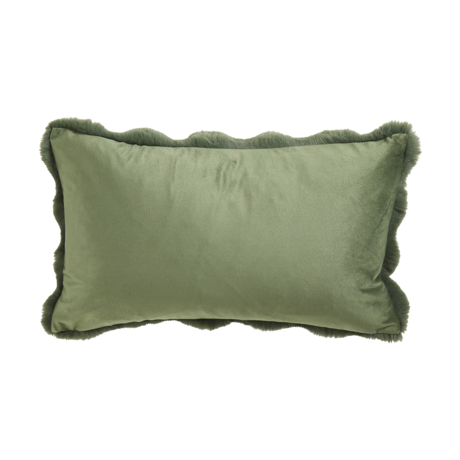 Pillow Cover, Polyester, Rectangle 12" H x 20" W, Jasper Green