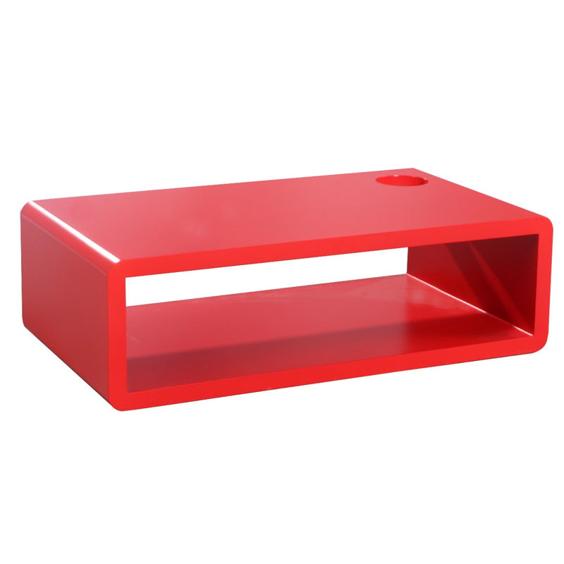 Plastic / Acrylic Floating Shelf, Red