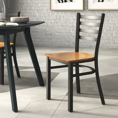 Chafin Ladder Back Metal Restaurant Chair