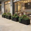 Jardinières rectangulaires en métal pour plantes d'extérieur-1434352581