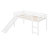 Stylish Multifunctional Loft Bed with Slide