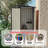 Garden Shed Pent Roof With Hinge Door