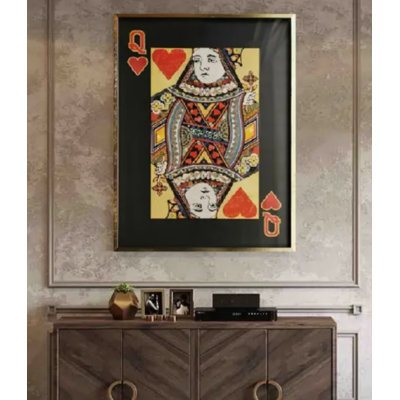 Carte à jouer «Queen of Heart»