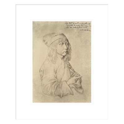 Autoportrait à l'âge de treize ans par Albrecht Dürer - Impression sur toile