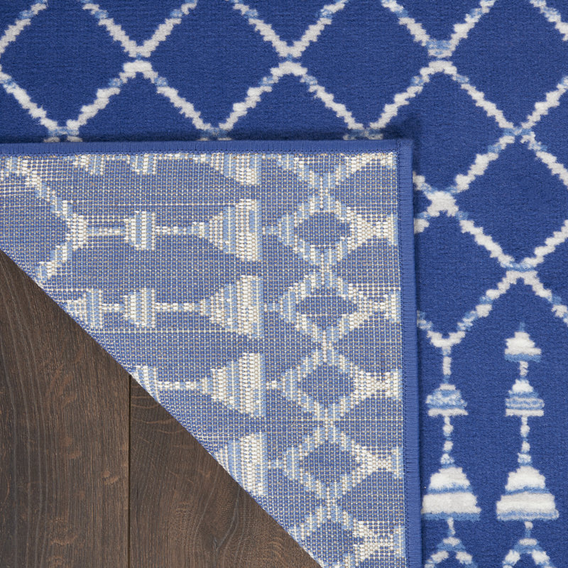 Geometric Indoor Rug, Rectangle 4' x 6'