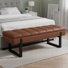 Donne 52'' Wide Leather upholstered Storage Bench