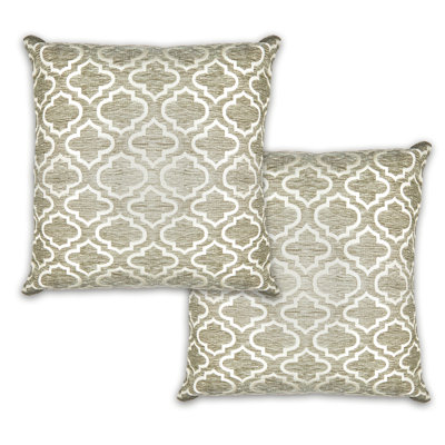 Yuliana Geometric Square Cushion Cover