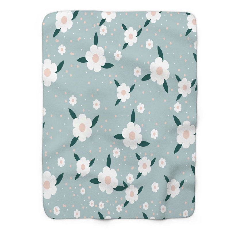 Boho Fest - Couverture sherpa de qualité supérieure 1 pièce, L 50 po x L 60 po