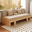 Canapé modulaire beige en coton et lin-1537849519