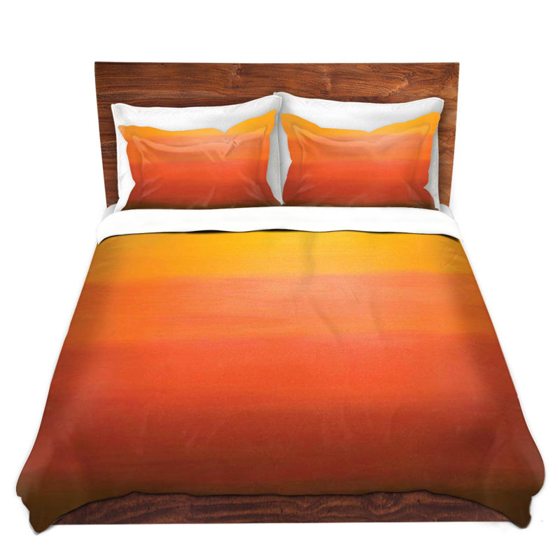 Ombre Duvet Cover, 1 Queen Duvet Cover + 2 Standard Shams