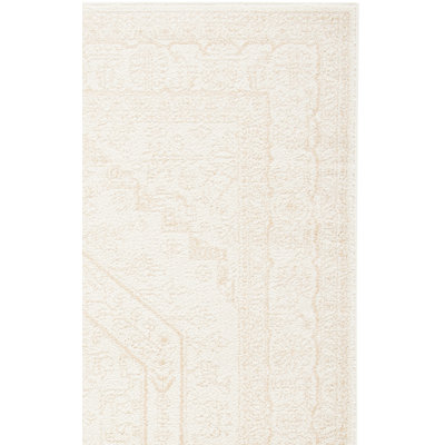 Wadlington Oriental Ivory/Beige Area Rug