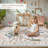 Goldene Machine Washable Vintage Floral Castle Beige Area Rugs for Living Room Bedroom, Non-Slip Soft Low Pile French Carpet Rugs for Play Room-140935883