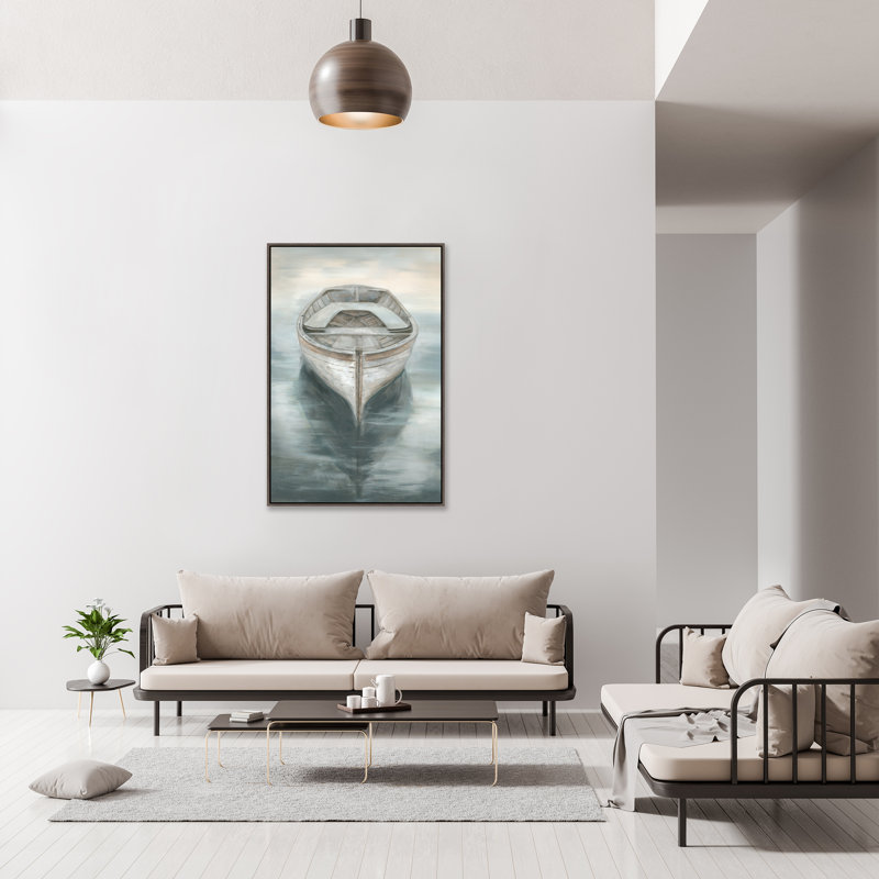Our Escape Painting by Jacob Lincoln, 37.75" H x 25.75" W, Glass Coat