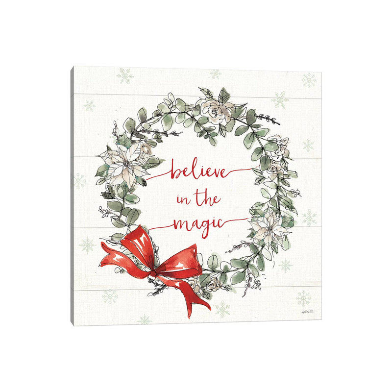 Modern Farmhouse VI Christmas by Anne Tavoletti - Wrapped Canvas Print, 93.98 cm H x 93.98 cm W