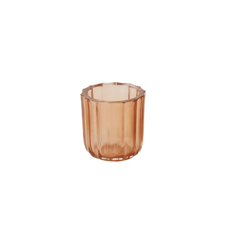 3'' H Glass Tabletop Votive Holder