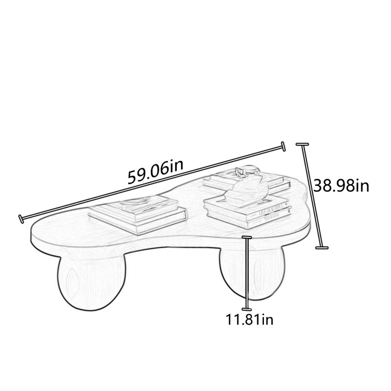 Bkoksety Solid wood retro style creative simple tea table | Wayfair