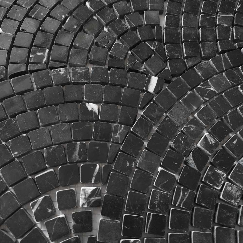13" x 7" Marble Grid Mosaic Wall & Floor Tile