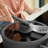 BergHOFF Leo Stone+ Nonstick 11" Sauté Pan with Lid 2-handle Recycled, 5qt