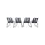  Chaise de salle à manger empilable Neil Chair (ensemble de 4)-66965417