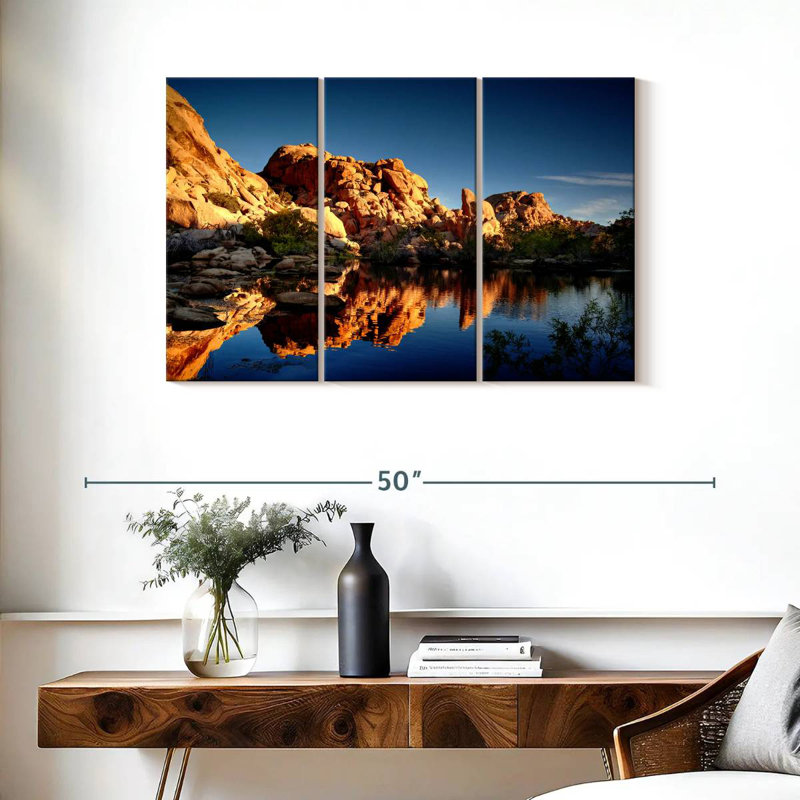 Paysage de piscine Joshua Tree, H 24 po x l 38 po