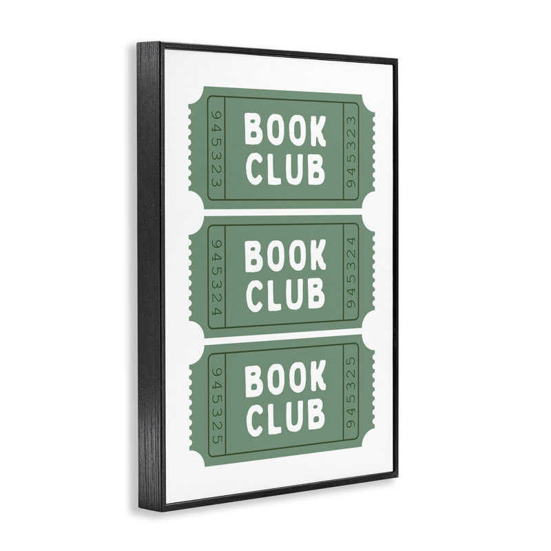 Giclée encadrée par Green Book Club, H 18 po x l 12 po, Giclée encadrée noir minuit