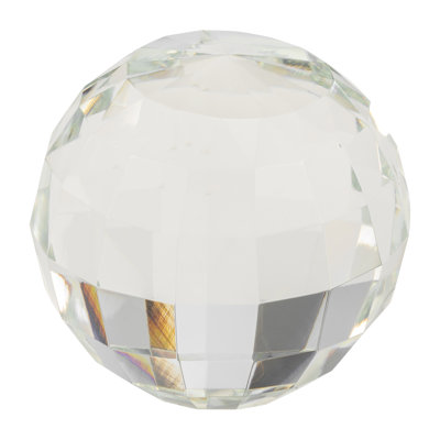Contemporary Clear Crystal Orb Ball Decor