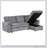 U_STYLE Upholstery Sleeper Sectional Sofa With Storage Bags And 2 Cup Holders  On Arms-479354430