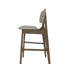Ensemble de chaises de bar avec accoudoirs en tissu 2 pièces, convient pour la cuisine, la salle à manger-1403851216