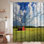 Entrepôt rouge, grange, Suède, construction de chalet, paysage de ferme, été, rustique, avec 12 crochets
