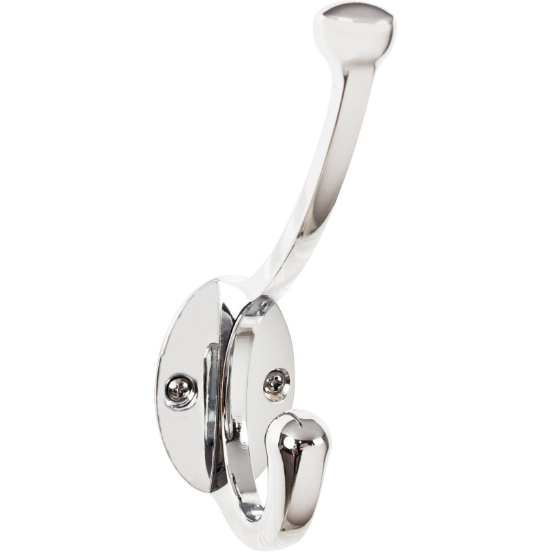 Ryland Bergen Wall Hooks, Polished Chrome