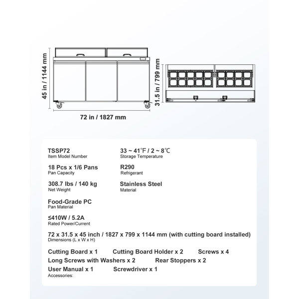 Dimensions du produit