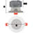 5'' 9 Watt Dimmable LED Canless Recessed Lighting Kit