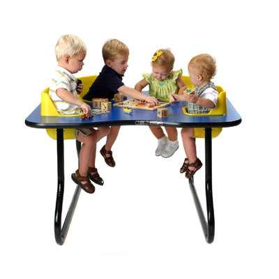 Laminate Adjustable Novelty 4 Students Activity Table