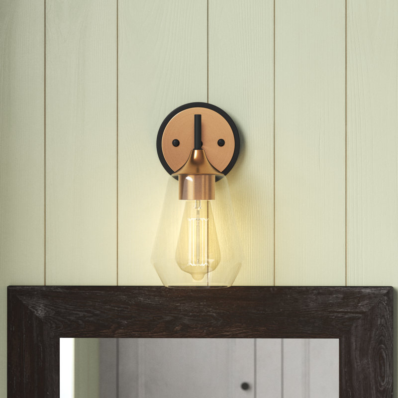 Single Transparent Dimmable Vanity Light