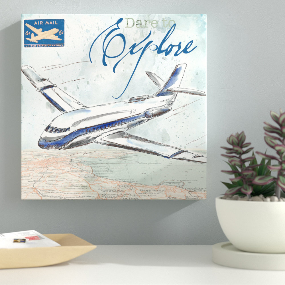 " Airplane I " by Tre Sorelle Studios Ebern Designs