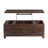 Ismay Solid Wood Top Coffee Table