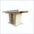 Travertine Pattern Extendable Rectangular Dining Table
