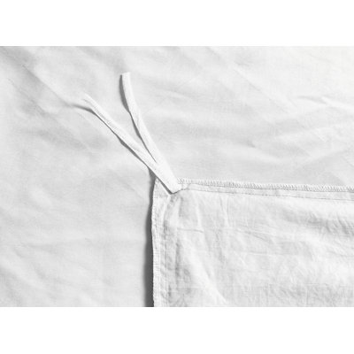  Parure de lit carrée en microfibre prélavée