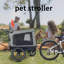 Remorque porte-vélo pliable pour l'extérieur