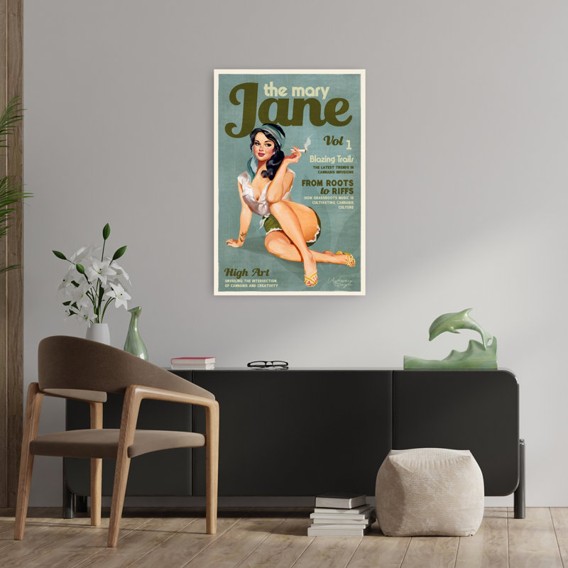 Art contemporain contemporain, H 36 po x l 24 po