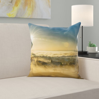 Coussin décoratif paysage