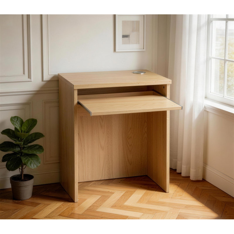 Haajra Computer Desk, 72cm H x 60cm W x 54cm D, Natural