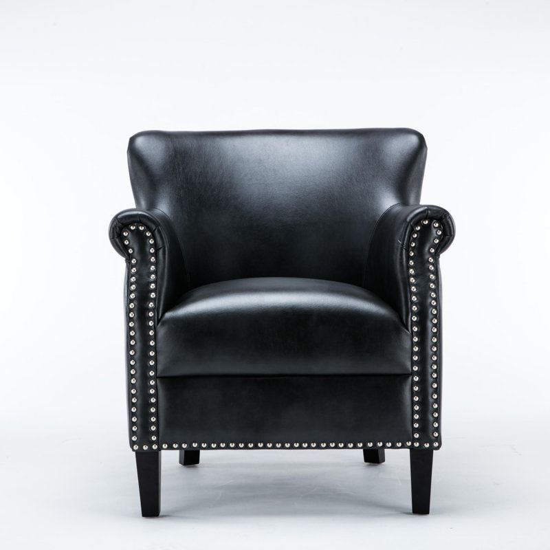 Fauteuil club Hadley, Gris anthracite