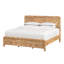 Cora King Burl Panel Bed
