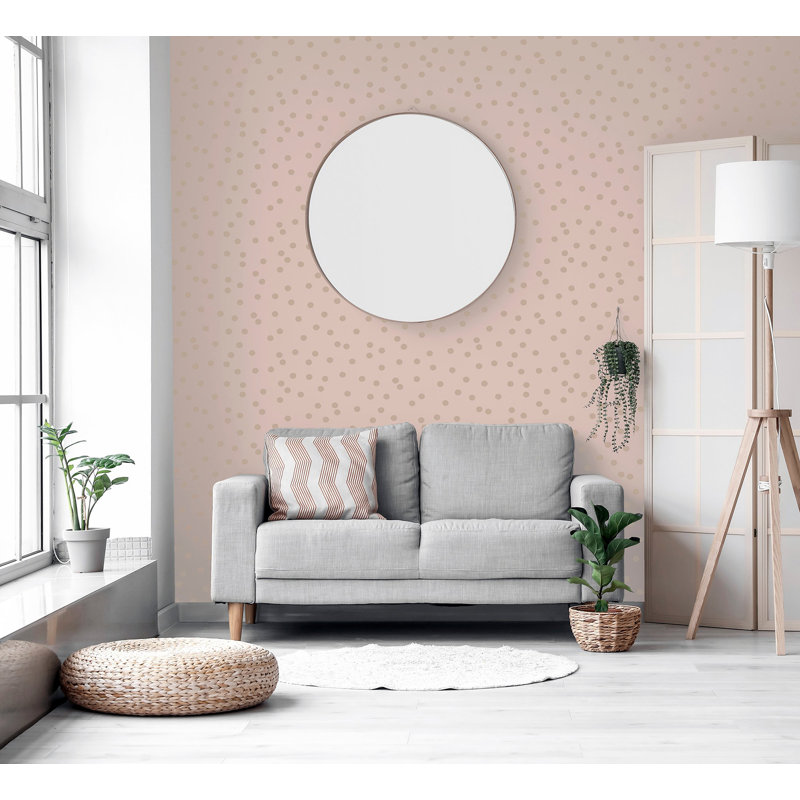 Priscella Wallpaper, Pink